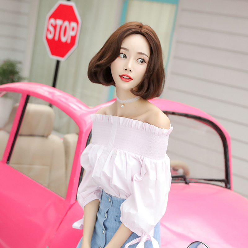 images 3:Wig female short hair bobo Korean wave waves medium-shaped short curly hair natural fluffy net red whole wig images 3:Wig female short hair bobo Korean wave waves medium-shaped short curly hair natural fluffy net red whole wig