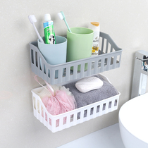 Toilet bathroom toilet toilet toilet non-perforated wall shelf Bathroom Kitchen wash table wall storage rack