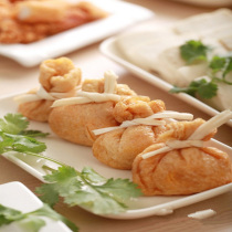 Taiwan Kwantung boiled ingredients hot pot fish balls ~ skein stewed spicy hot fish eggs bag fish seed bag (5 pieces)