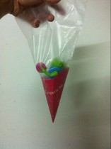 Special crepe packaging bag Takeaway packaging bag Disposable plastic bag Crepe packaging bag 100