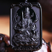 Small) pure black obsidian this destiny Buddha pendant this zodiac year Patronus pendant amulet ward off evil spirits