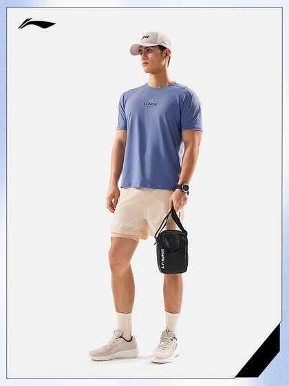 Li Ning Crossbody Bag 남자 가방 여자 가방 공식 정통 2025 New Fitness Travel 휴대용 물이 플래시 스포츠 가방 Li Ning Crossbody Bag 남자 가방 여자 가방 공식 정통 2025 New Fitness Travel 휴대용 물이 플래시 스포츠 가방