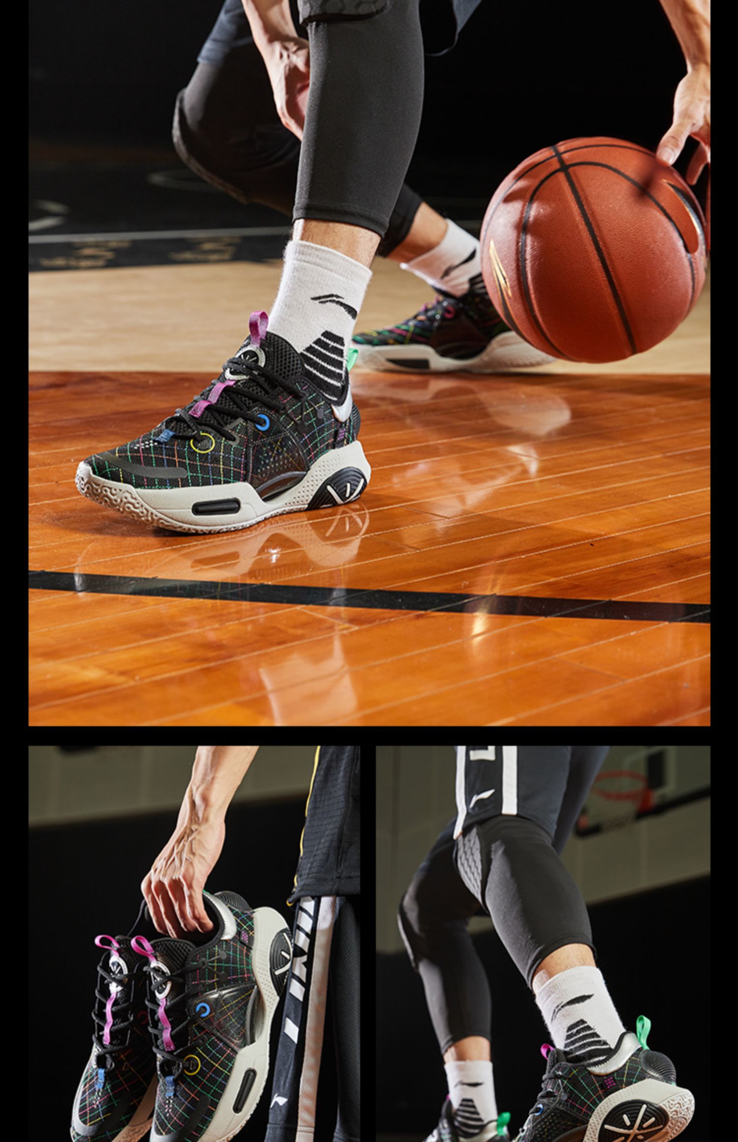 李宁全城942beng篮球鞋韦德新款男鞋回弹减震运动鞋正品实战球鞋