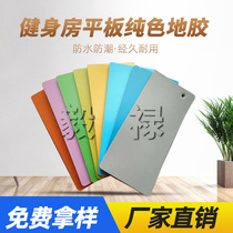 Gym solid color PVC ground glue aerobic area exercise room cycling room corridor kindergarten dance wear-resistant plastic floor mat