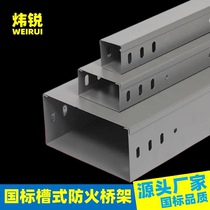 Wei Rui Customized hot pin fire bridge Fire engineering metal wire frame fireproof line trough 300x150x1 5