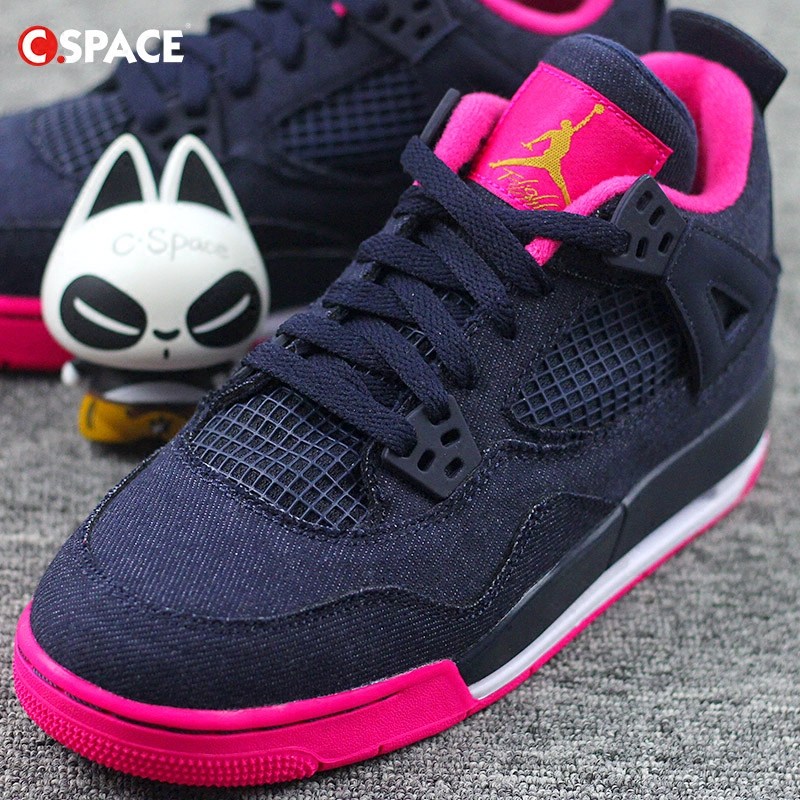 『c-space』jordan 4 denim gs aj4 丹宁 牛仔布 487724-408