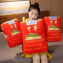 Douyin new dollar ticket simulation super large cigarette Chinese pillow boy doll to root toy plush
