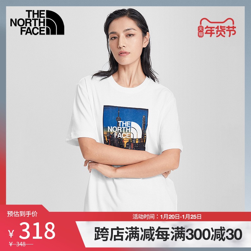 TheNorthFace北面短袖T恤情侣款户外舒适透气上新|5AVL 