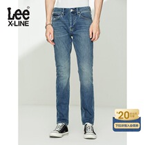 LeeXLINE 21 autumn new product 706 slim narrow leg blue mens jeans LMB100706100-616