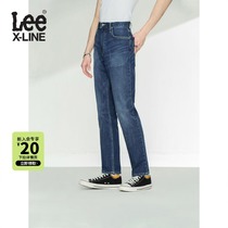 (Weiya recommended) Lee XLINE21 autumn and winter New 726 standard waist straight feet blue mens jeans