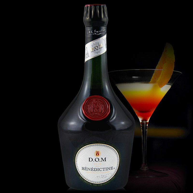 洋酒dom benedictine法国廊酒 当酒 力娇酒 利口酒 原瓶进口