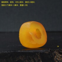 Beeswax beads with beads beads Buddha beads back Cloud pendant pendant pendant to hole 1cm weight 1 3 grams