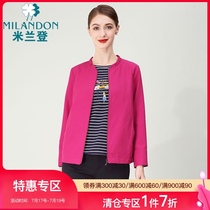 Miranda middle-aged mother jacket 2021 new womens spring and autumn wild jacket short jacket womens jacket