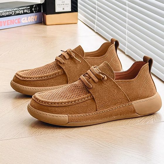 Summer men's shoes matte cowhide shoes men's casual leather shoes 2025 new hollow breathable soft sole men's board shoes
Summer men's shoes matte cowhide shoes men's casual leather shoes 2025 new hollow breathable soft sole men's board shoes