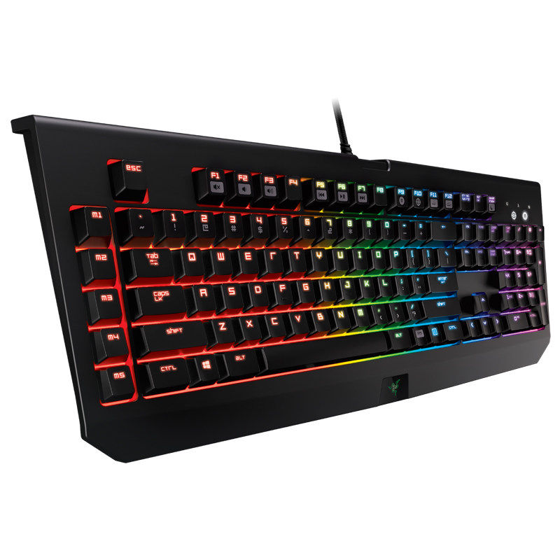 razer雷蛇 blackwidow黑寡妇蜘蛛终极版潜行版游戏机械键盘 橙轴