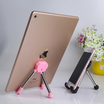 Flat Phone Universal Mini Tripod Desktop TV Bracket Portable Folding Phone Holder Creative Trifoot Bracket