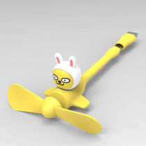 usb fan mobile phone portable mini silent student Android charging treasure dual-purpose computer small electric fan