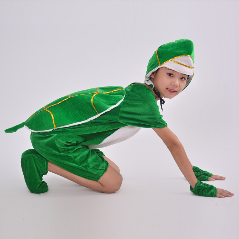 六一儿童动物小乌龟演出服装卡通造型龟兔赛跑舞蹈表演服成人话剧