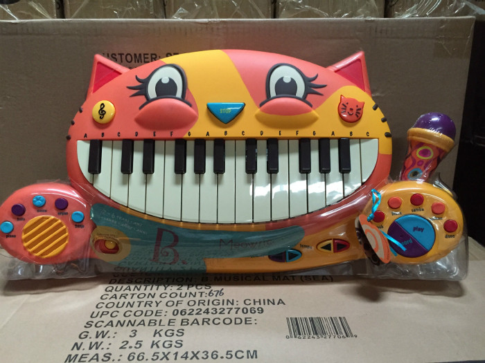 toys大嘴猫琴儿童电子琴玩具猫琴_7折现价200元
