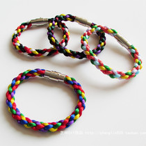 Coarse Colorful Bracelet Color Customizable handmade Editor Mens and Mens Magnetic Suction Buttons Lovers Bracelet Trinkets Trinkets