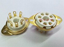 Ceramic big eight-legged Electronic Tube seat GZC8-Y-D-G shed reverse side mounted KT88 6550EL34 6P6P