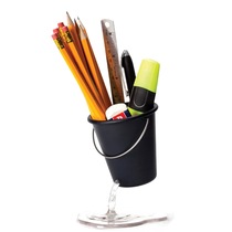 Israel Peleg leaky broken barrel floating pen holder Desk Bucket Creative office floating pen holder
