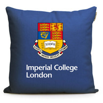 Holding pillows around Londons Imperial College of Technology Imperial College London Souvenir Perimeter memorabilia