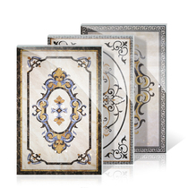 Floor tiles Living room 800X800 microcrystalline tiles parquet European restaurant carpet tiles Entrance parquet floor tiles