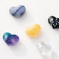 Japan made heart-shaped natural raw stone energy red tiger eye rainbow Rosary cryolite