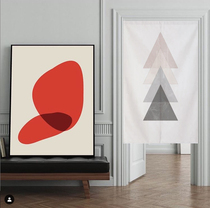 Modern Simplicity Joins Nordic Minimalist Home Décor Partition Half-Curtain Bedroom Kitchen Toilet Customised Fabric Door Curtain