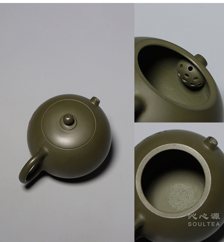 台湾手拉壶名家许进财杨文吉朱泥壶绿泥壶泡茶壶事事如意西施壶