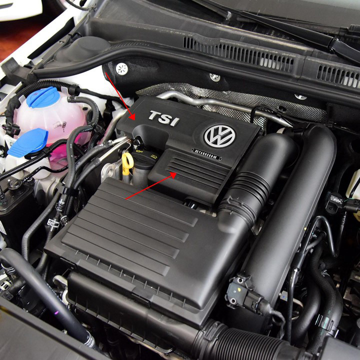 suitable for volkswagen ea211 golf 7 new sagitar touran l lingdu 1.4t engine upper cover plate original cover