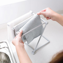 Folding rag containing shelf kitchen countertop dishcloth Dishcloth Rack Shelve Rack Cup Drain Shelf Finishing Rack