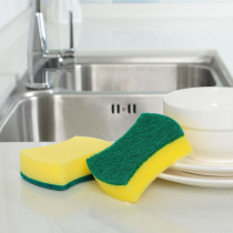 Dishwashing sponge scouring cloth dishcloth kitchen double-sided cleaning brush pot brush bowl artifact dishwashing sponge magic wipe