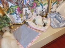 Imitation rabbit hair fairy pad(color difference does not return does not change