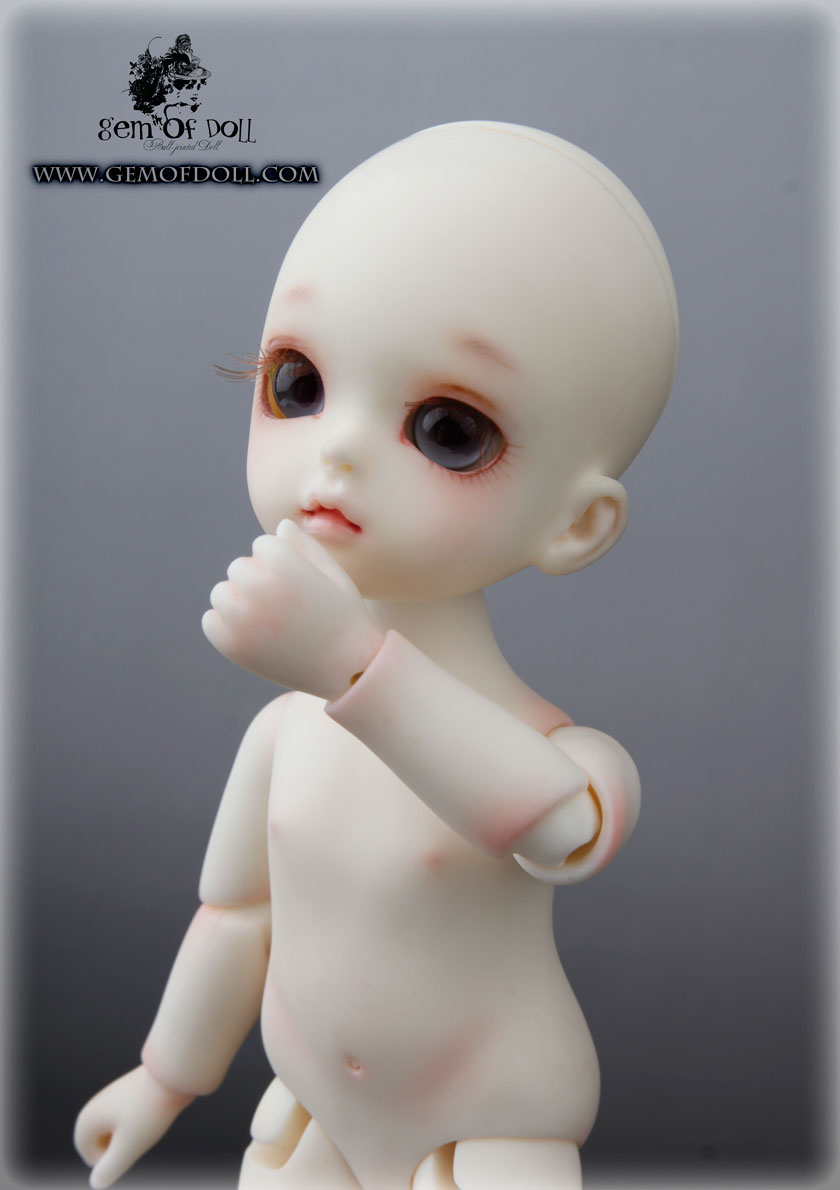 银谷屋 包邮 gem素体 bjd娃娃 1/8女娃素体, 8分女身体 bb身体_双氙