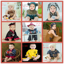Childrens photography clothing new 100 days 1 year old baby photo studio theme photo set personality creative photography