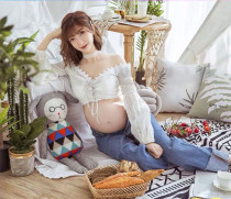 20 New pregnant womens photo clothing Mori womens photo theme clothing Korean version of photography clothing Photo White Art Photo