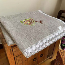 Sister Lius special new cotton and linen simple modern pattern cartoon thick and durable sofa towel