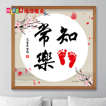 Newborn male and female baby birthday hand foot ink pad baby permanent full moon 100 days souvenir footprint one year old gift