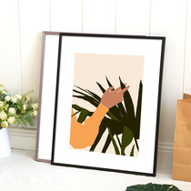 Thin and narrow side simple creative aluminum alloy photo frame customization any size framed poster frame wall custom