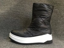 35-40 yards warm shoes snow boots filled duck down middle tube waterproof non-slip cold resistant plus velvet padded outdoor cotton shoes