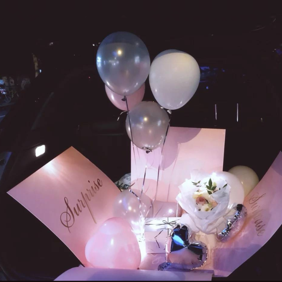 Confession balloon surprise box ins surprise explosion box Valentine's