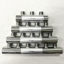 Customizable 304 stainless steel water separator 2-15 single head supervisor 6 points internal thread branch pipe 4 points external thread