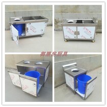 New product canteen restaurant hotel collection plate bowl kitchen waste sorting swill recycling truck counter insulation