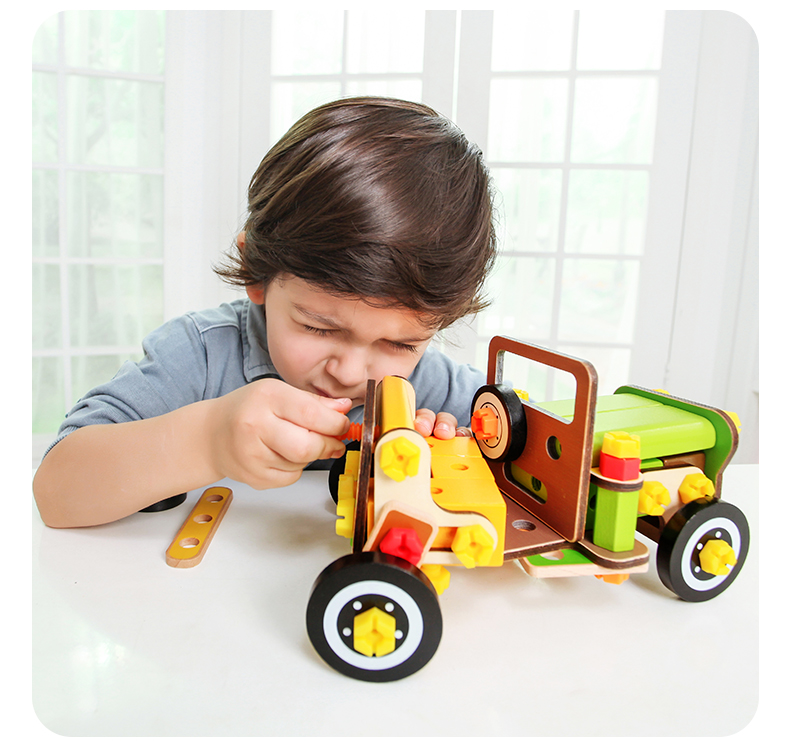 木玩世家儿童积木拼装玩具益智3-6周岁男孩子7-8消防9-10飞机模型