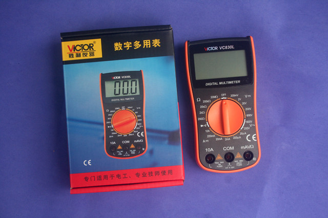 Shenzhen Victory ຂອງແທ້ VC830L Victory digital multimeter handheld watch universal with buzzer function and free battery