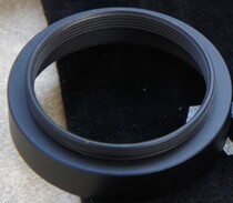 M58-M52 adapter ring aluminum alloy matting Black