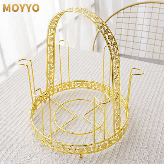 Moyyo 유럽 스타일의 금도 도금 조류 스탠드 커피 컵 접시 컵 접시 랙 거꾸로 배수구 컵 스탠드 차 컵 스탠드 가정용 Moyyo 유럽 스타일의 금도 도금 조류 스탠드 커피 컵 접시 컵 접시 랙 거꾸로 배수구 컵 스탠드 차 컵 스탠드 가정용