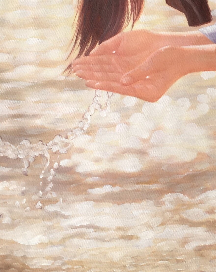 黄欣雨《那年的夏天》高品质油画